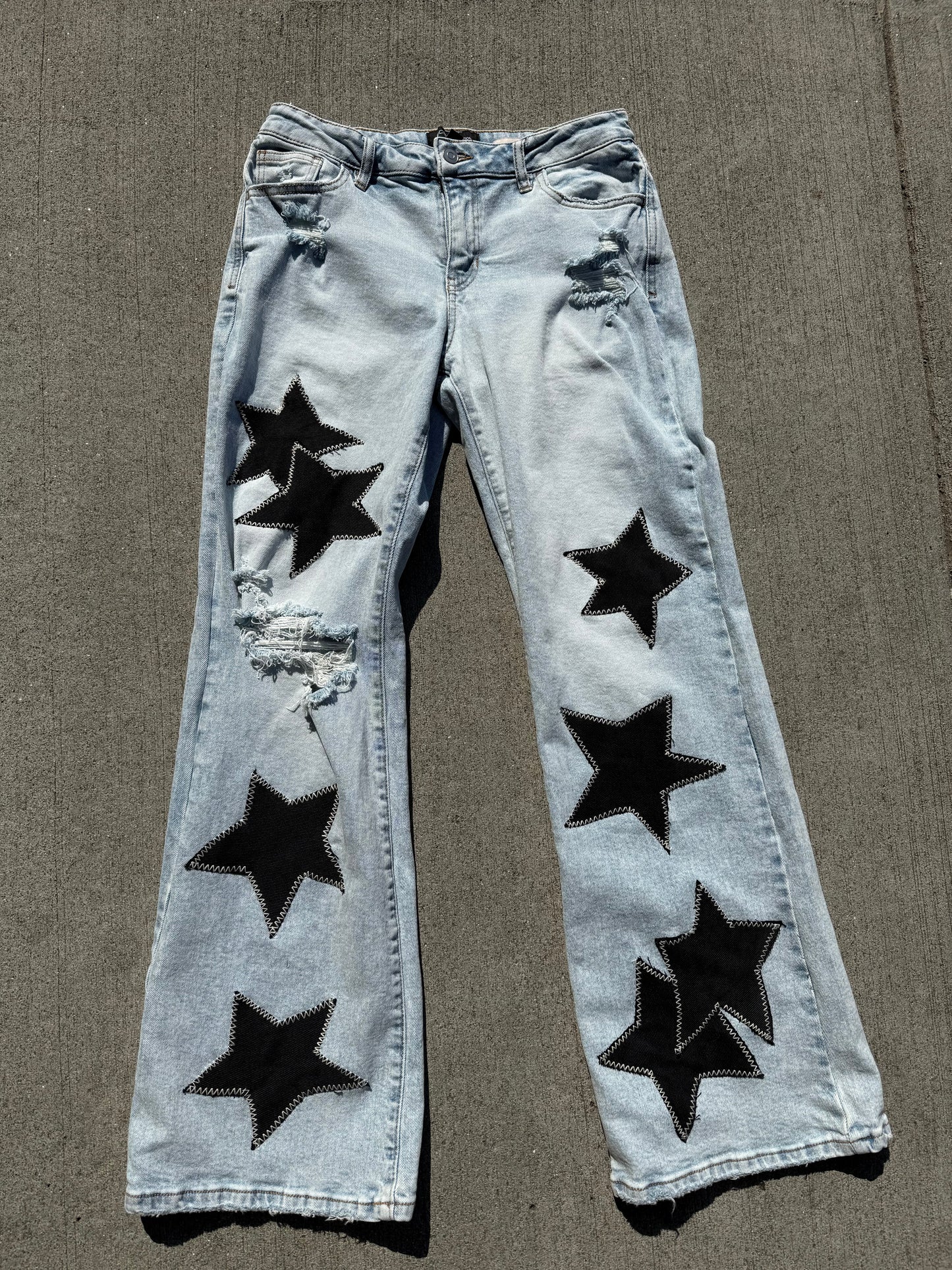 Star Denim Flares