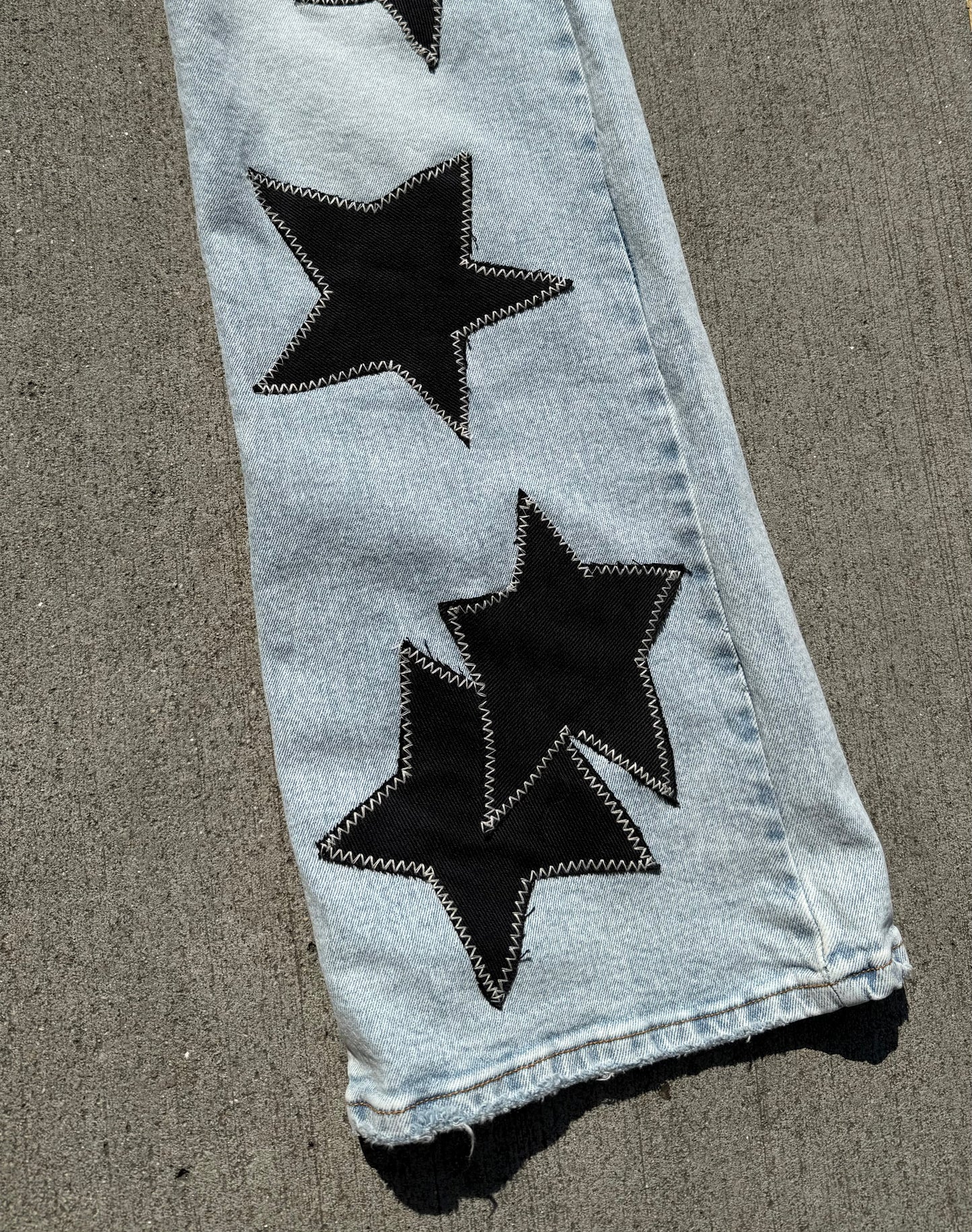 Star Denim Flares