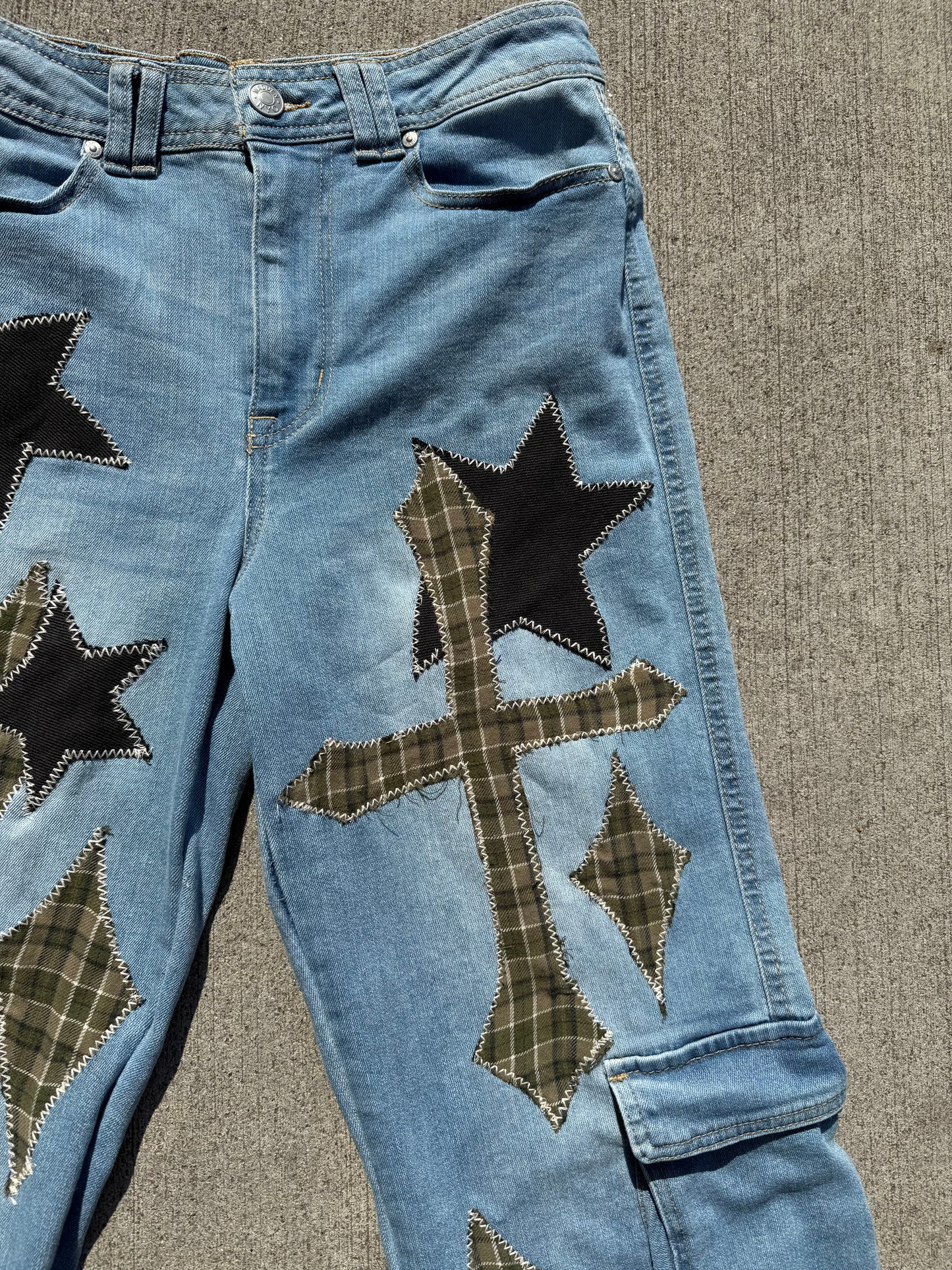 Y2K Upcycled Cargos