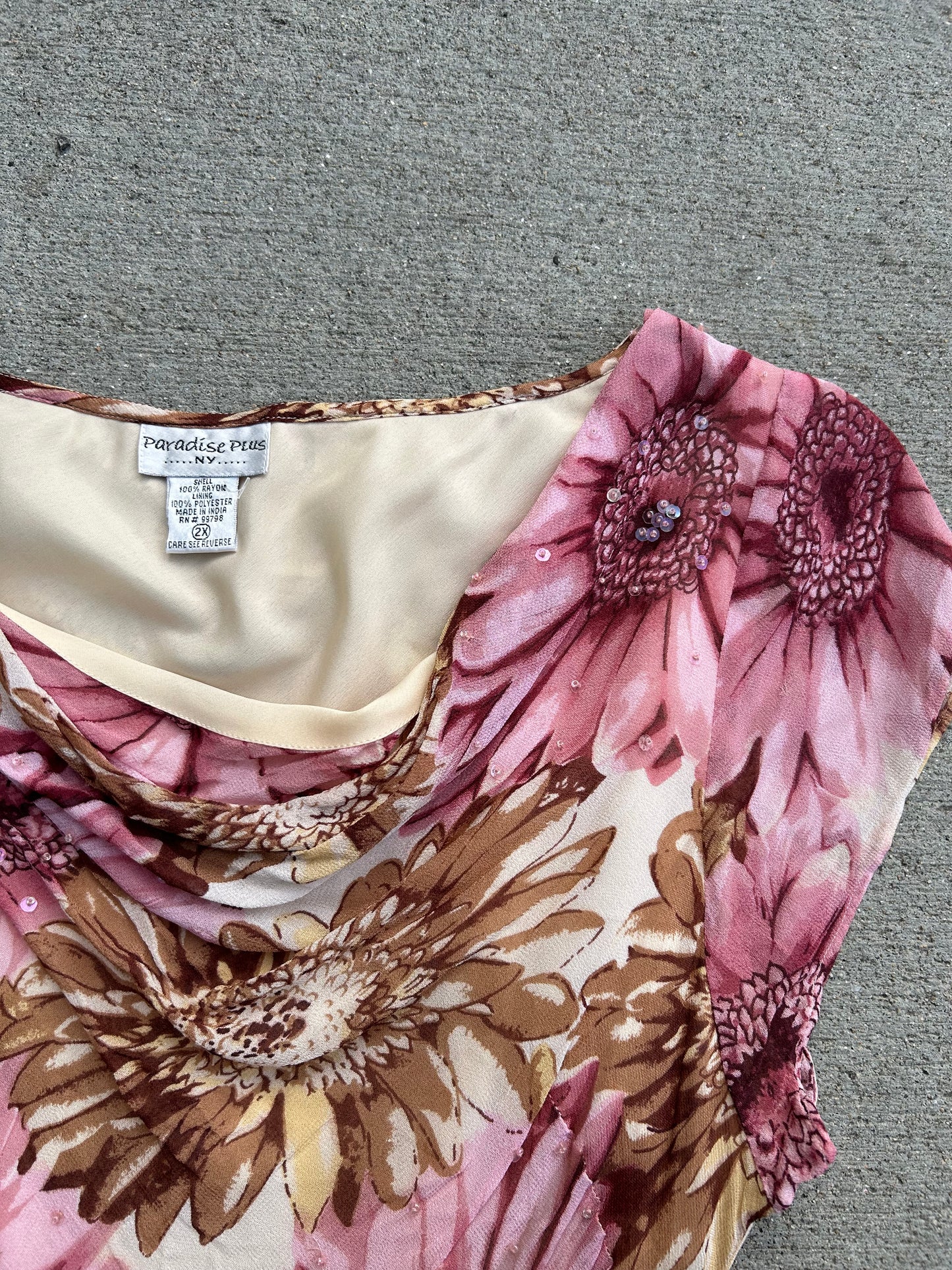 Vintage Floral Dress