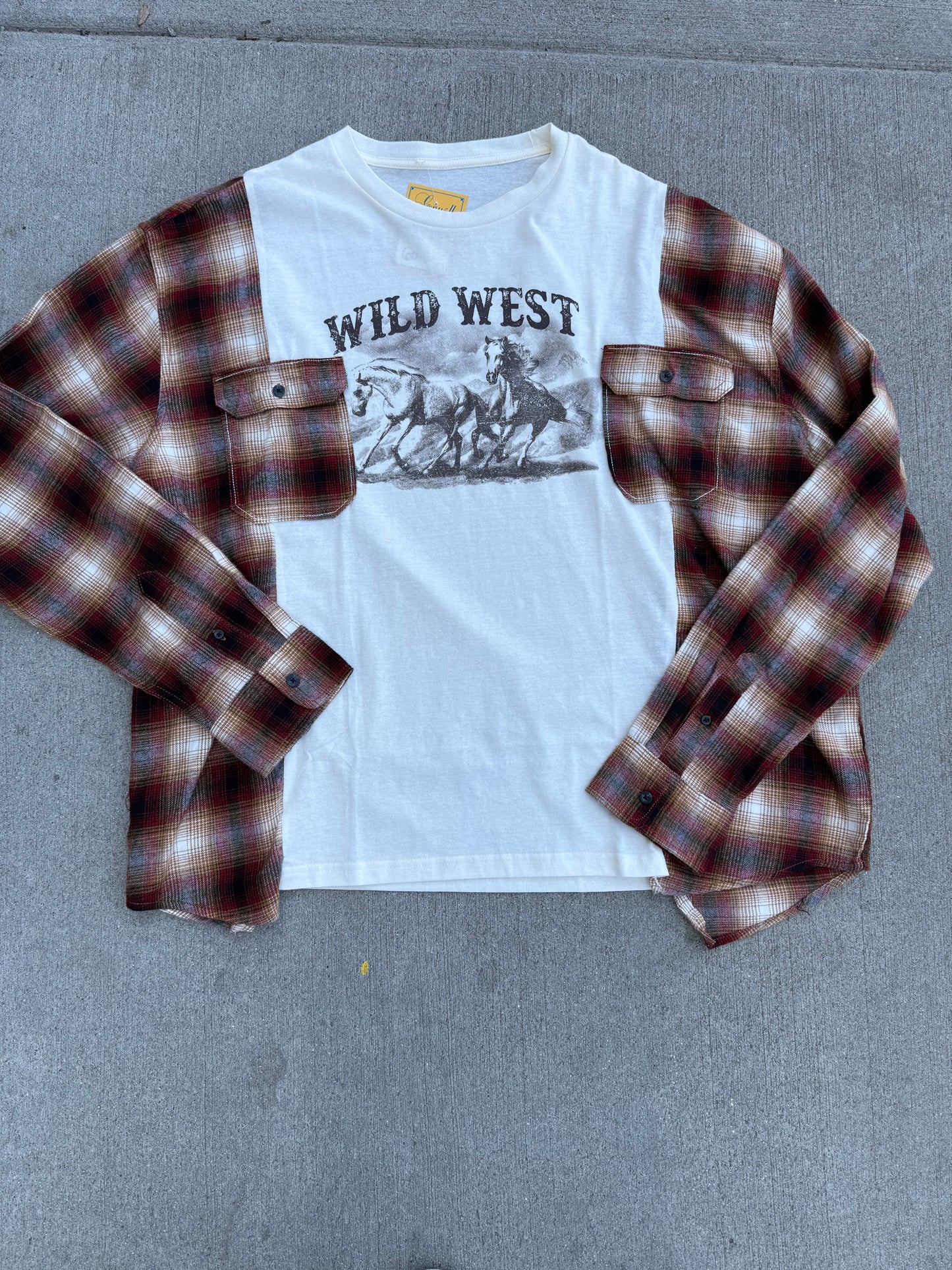Wild West Flannel Tee