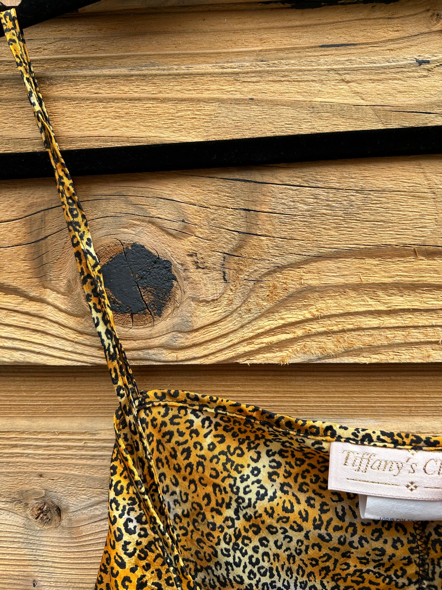 Vintage Cheetah Slip Dress