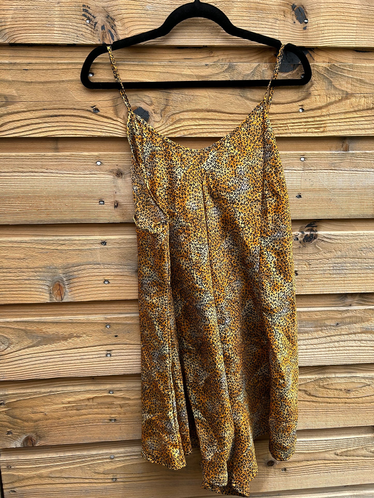 Vintage Cheetah Slip Dress