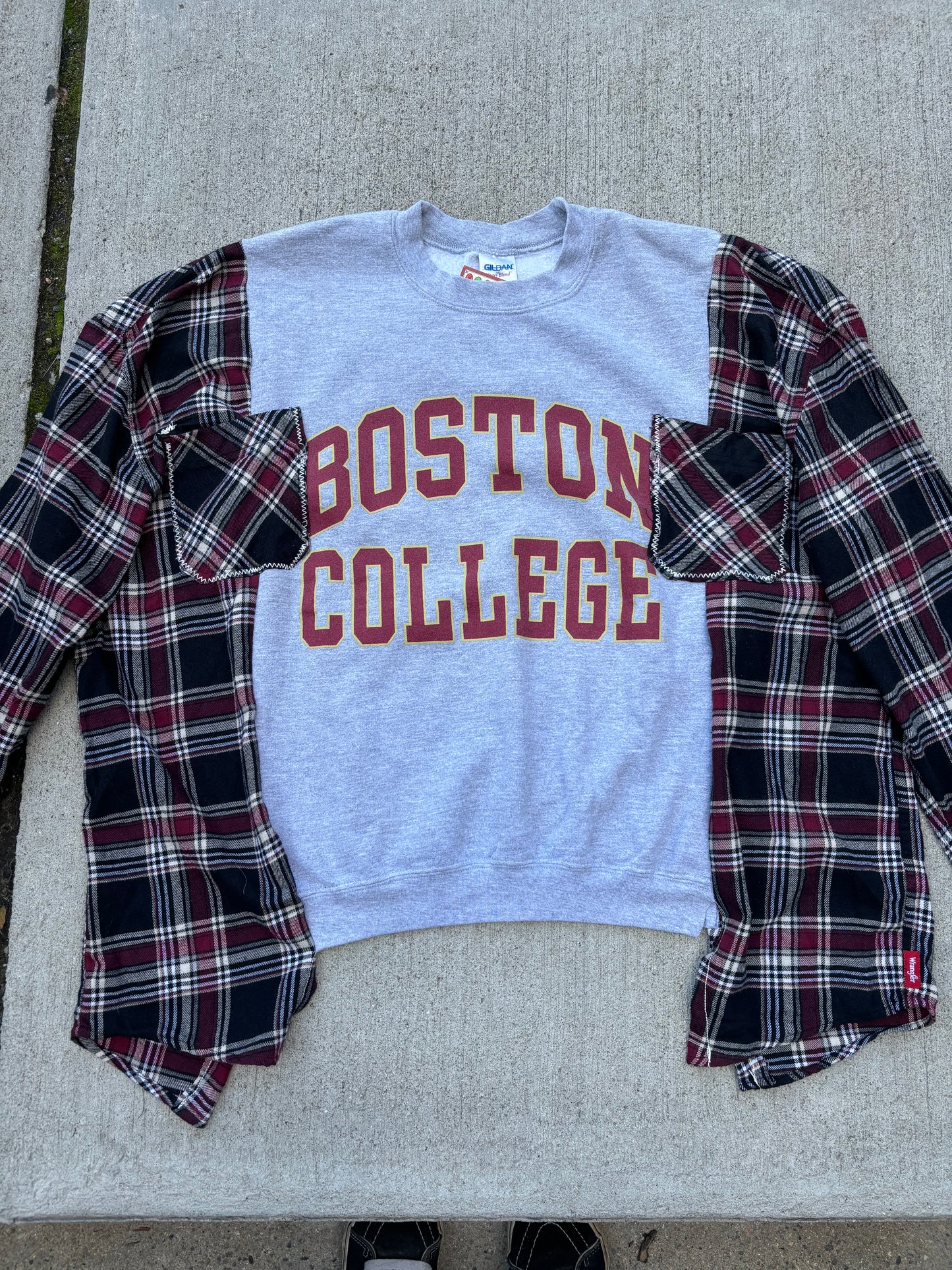 Boston College Upcycled Crewneck