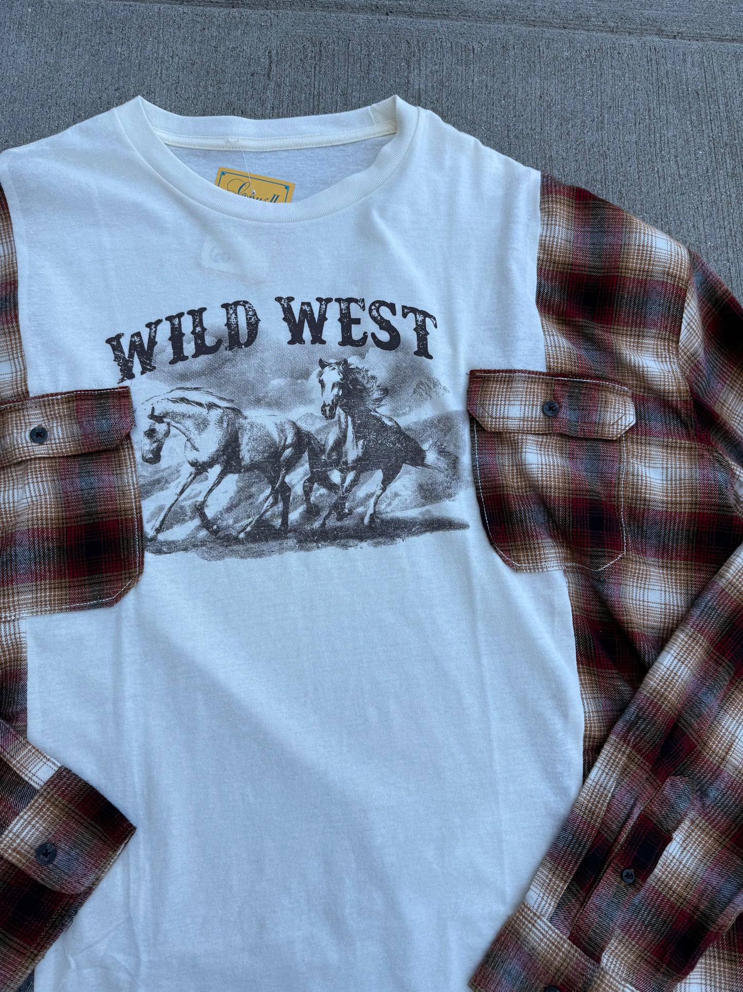 Wild West Flannel Tee