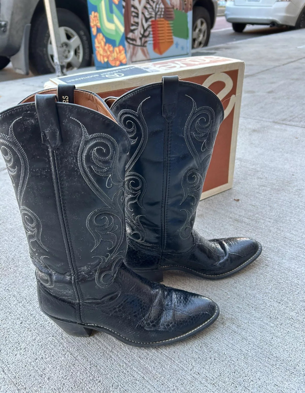 Vintage Shepler’s Snakeskin Boots