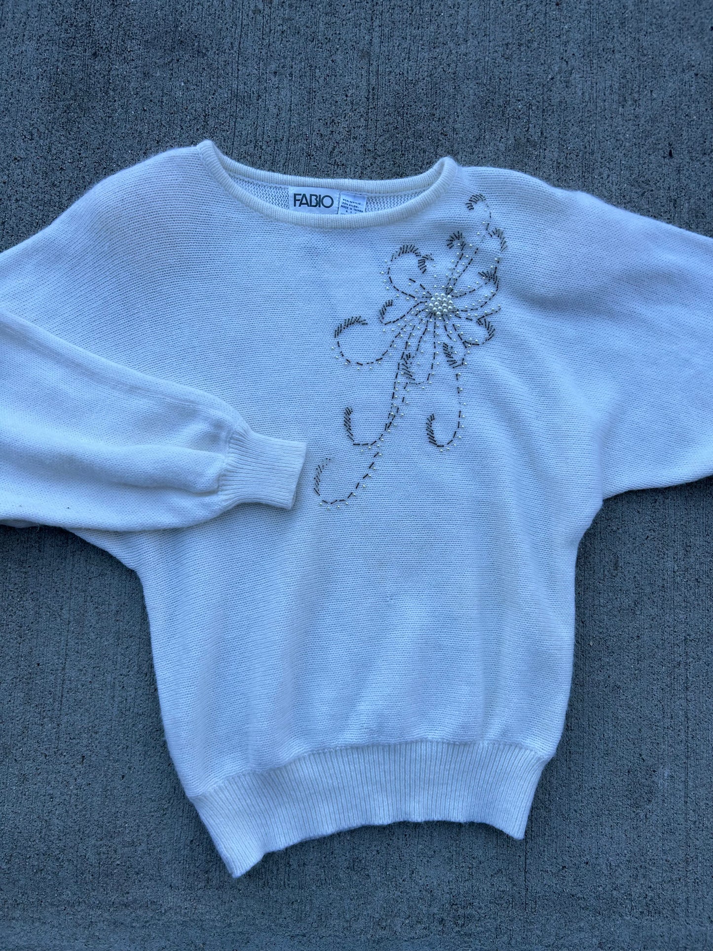 White Knit Sweater