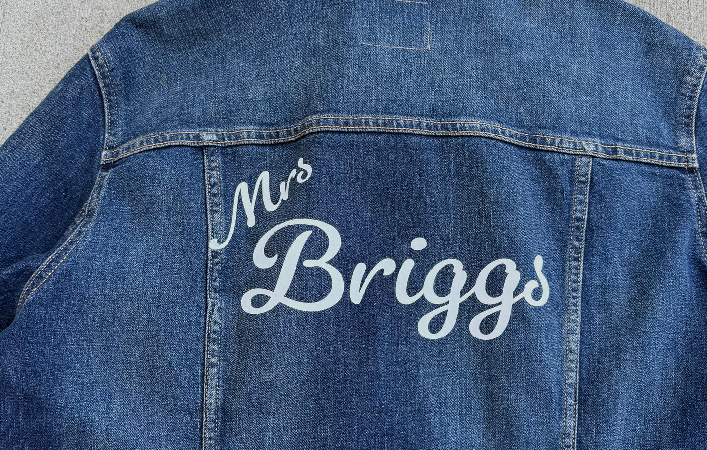 Custom Bride Denim Jacket