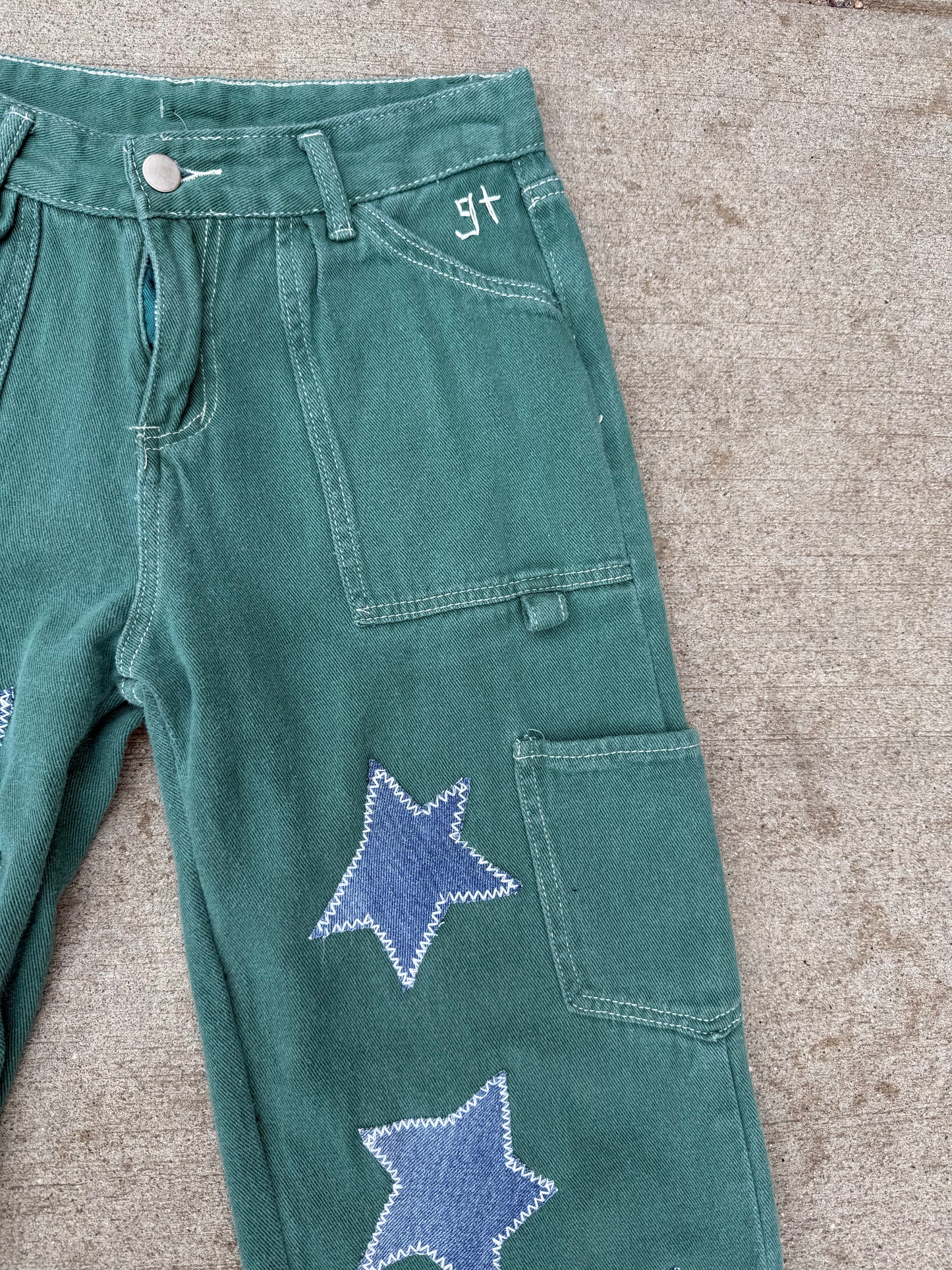 Star Patch Carpenter Pants