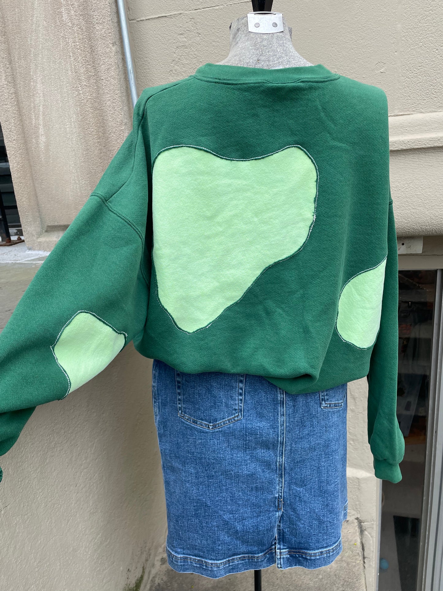 Upcycled Celtics Crewneck