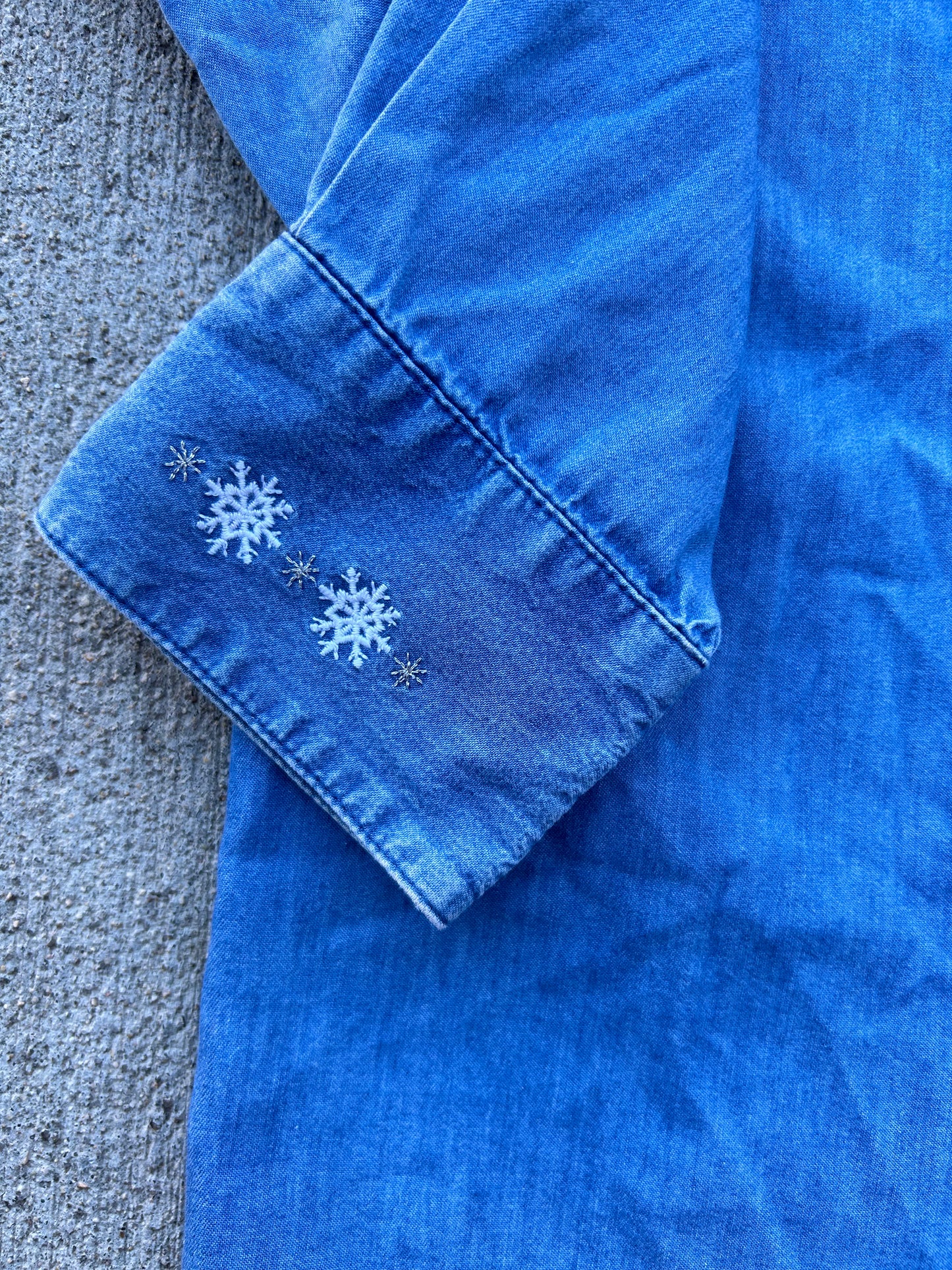 Let it Snow Button Down