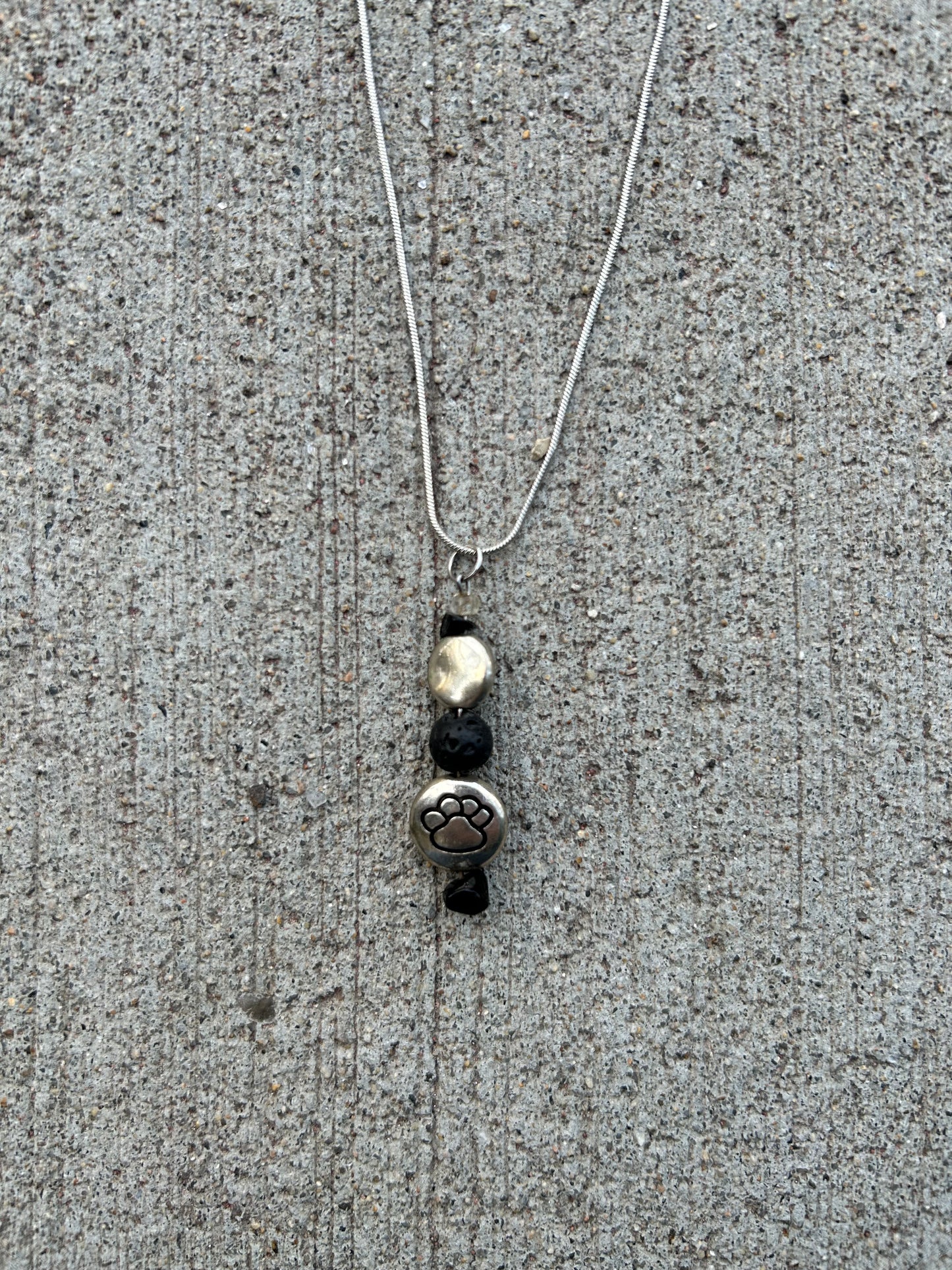 Paw Print Necklace