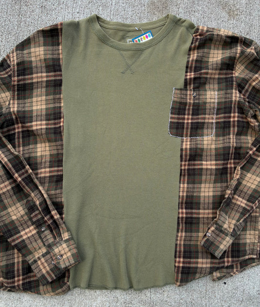 Upcycled Flannel Shirt