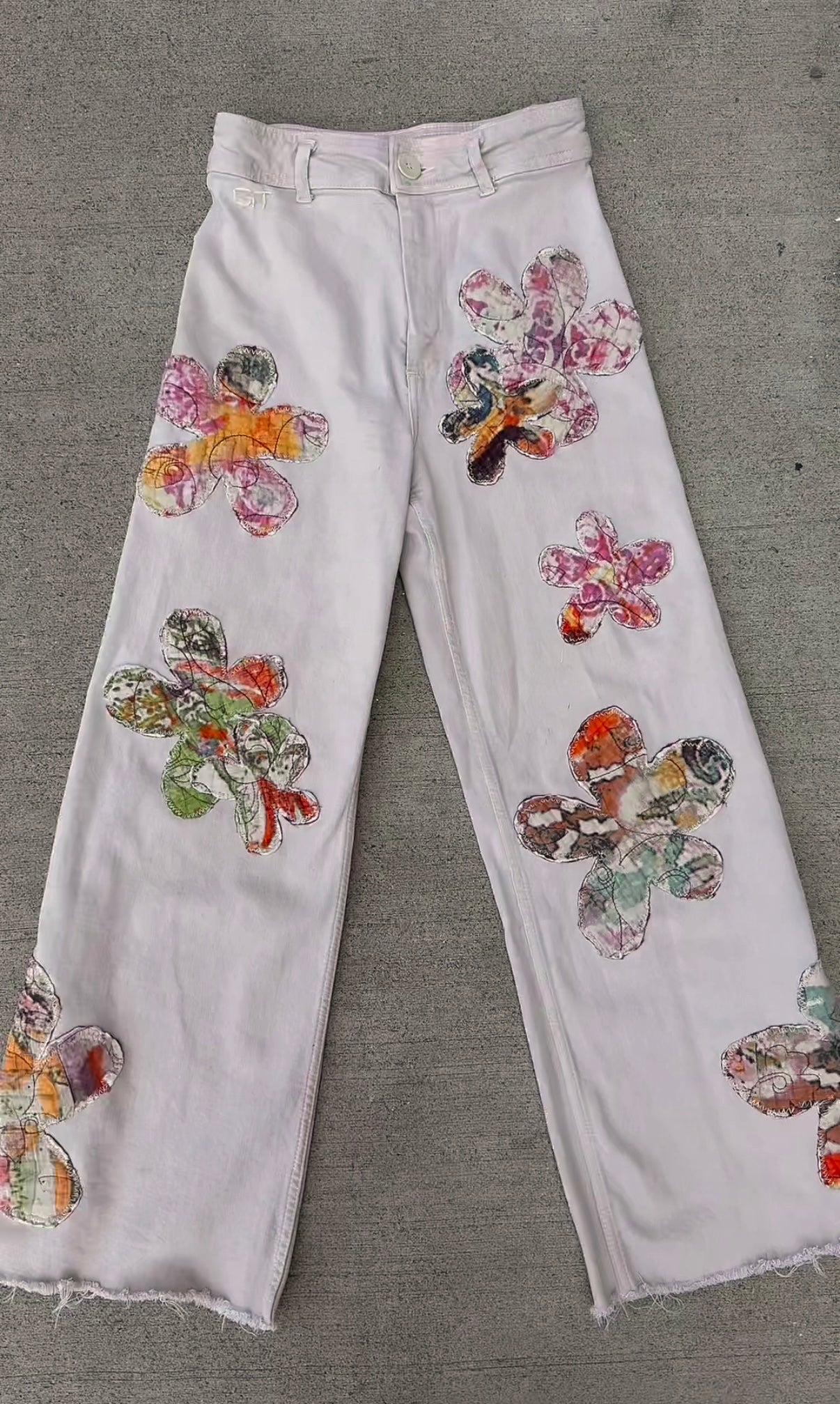 Quilted Patchwork Pants