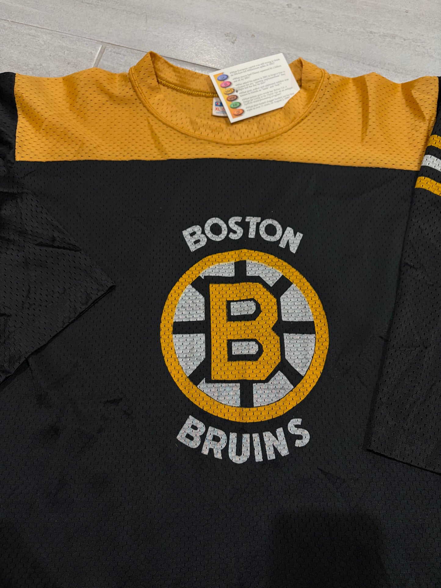 Vintage 80s Boston Bruins Jersey