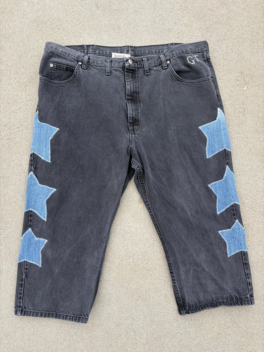 Upcycled Star Jeans