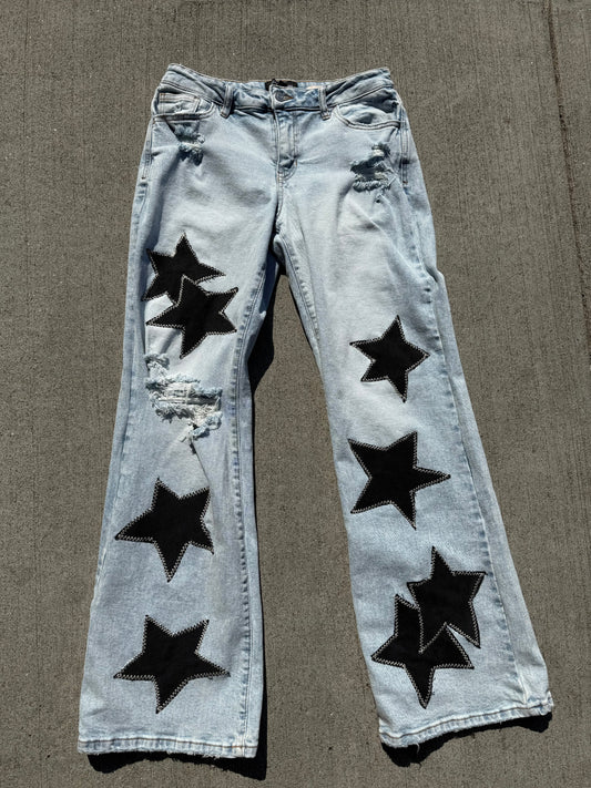 Star Denim Flares
