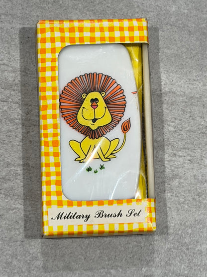 Vintage 1970s Military Brush Set