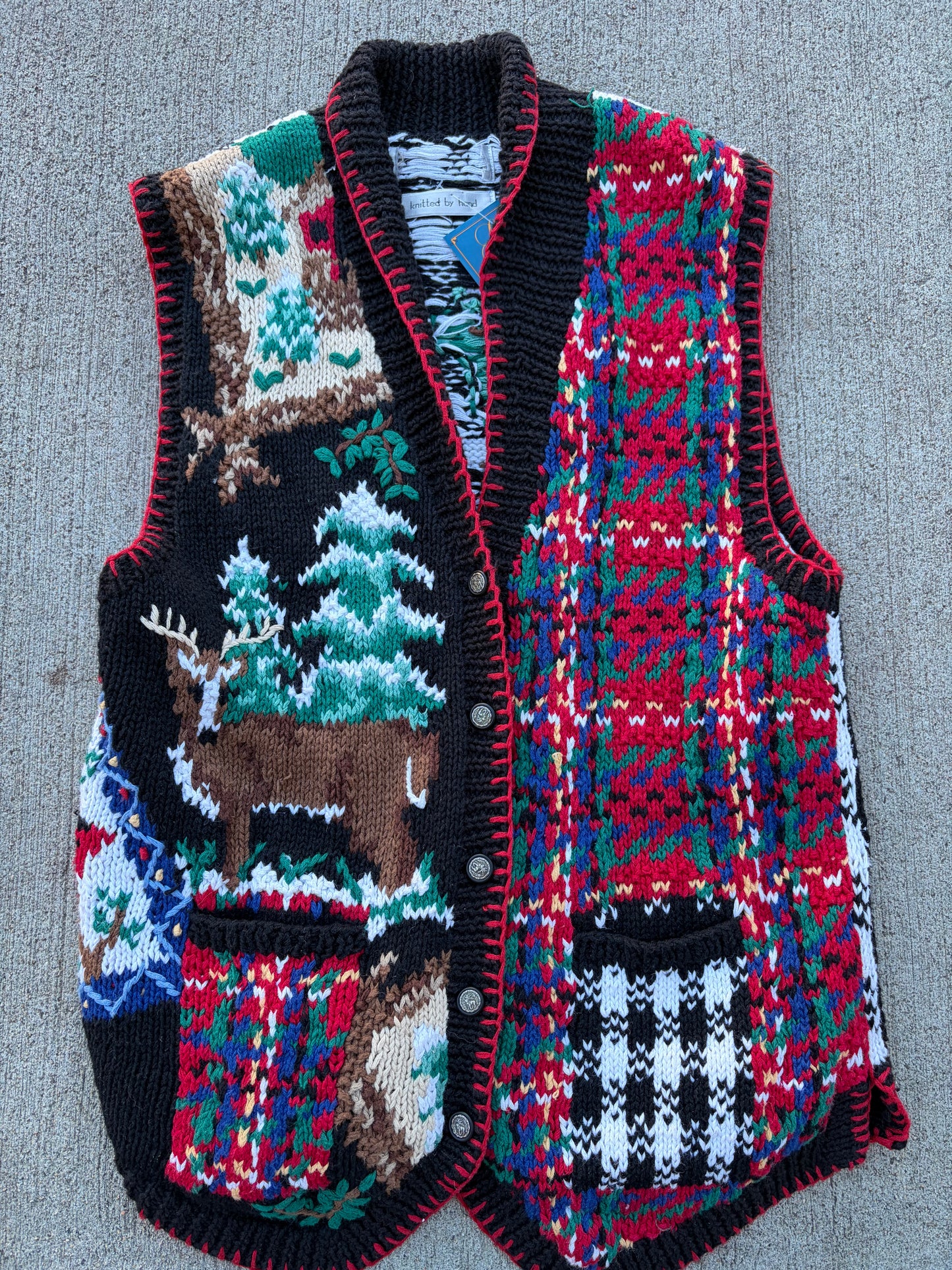 Hand Knit Winter Vest