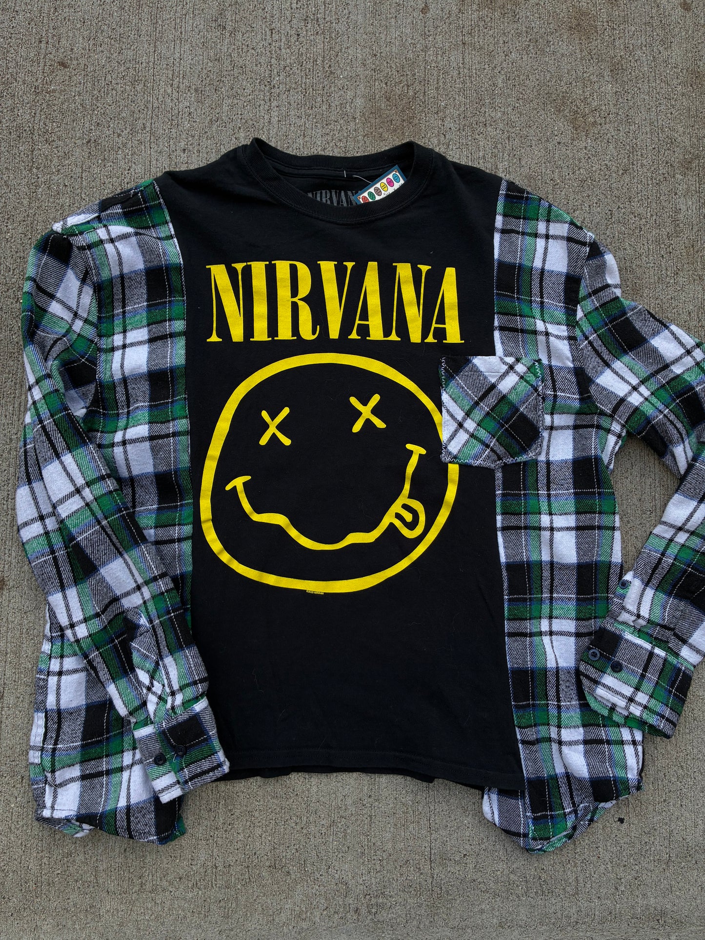 Upcycled Nirvana Shirt