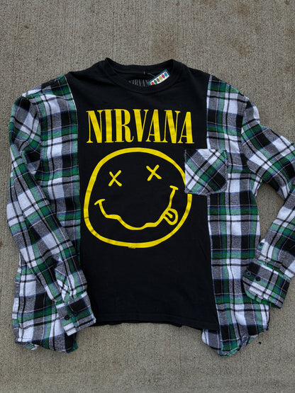 Upcycled Nirvana Shirt
