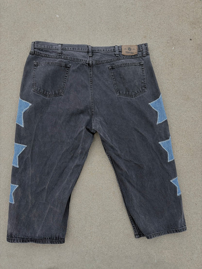Upcycled Star Jeans