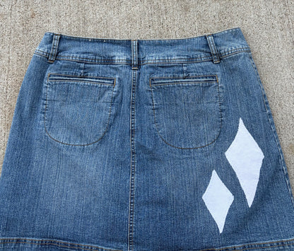 Upcycled Denim Skirt