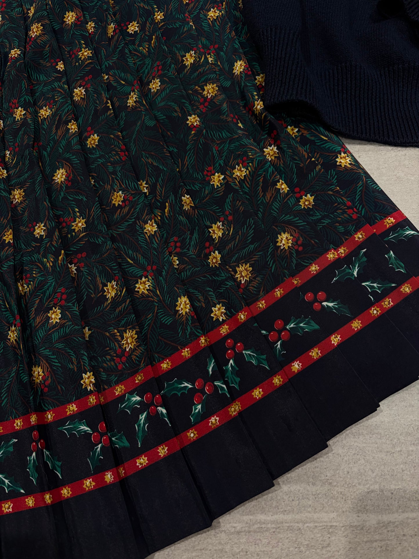 Vintage Holiday Sweater/Skirt Set