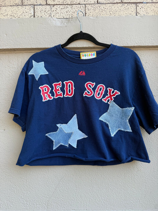 Upcycled Red Sox Tee