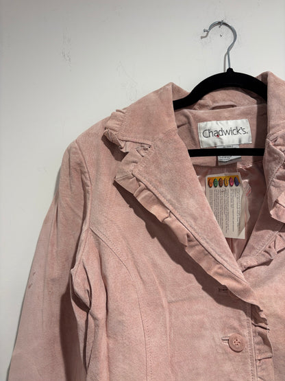 Light Pink Suede Jacket