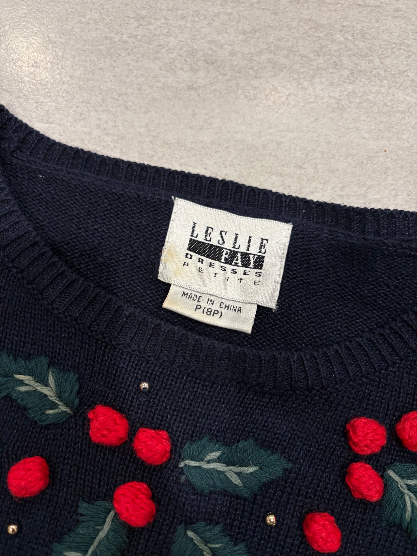 Vintage Holiday Sweater/Skirt Set