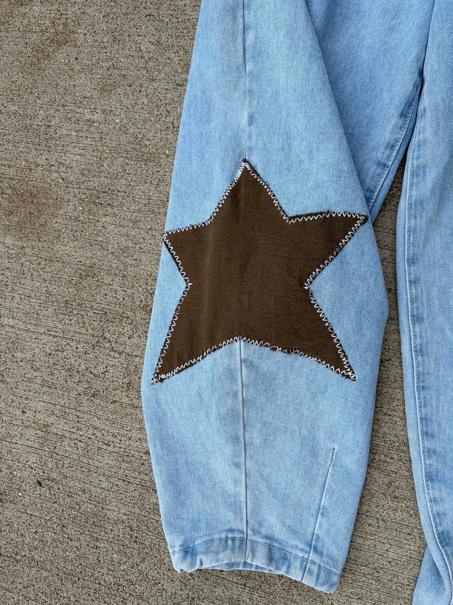 Star Patchwork Jeans