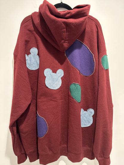 Upcycled Mickey Mouse Hoodie