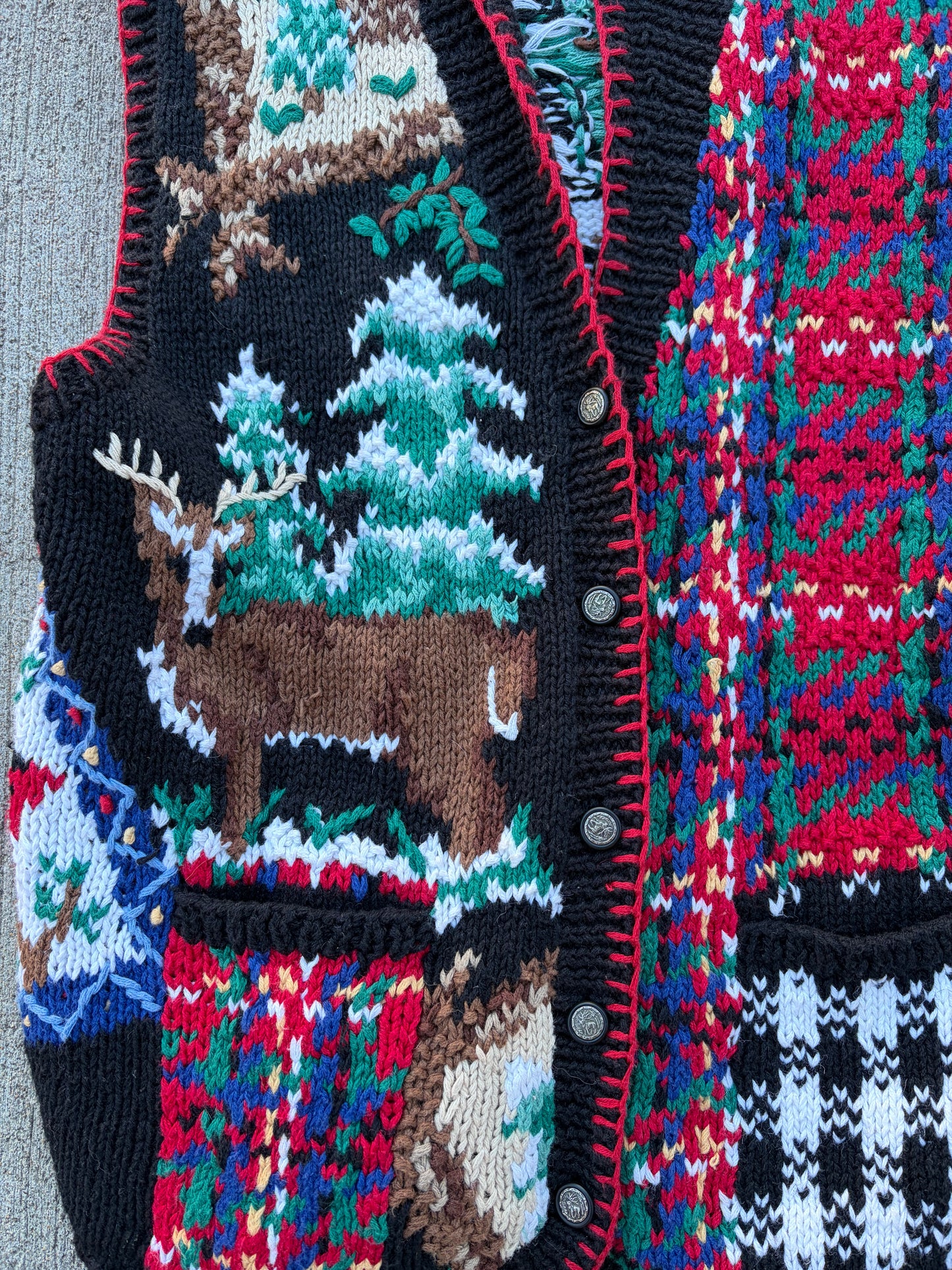 Hand Knit Winter Vest