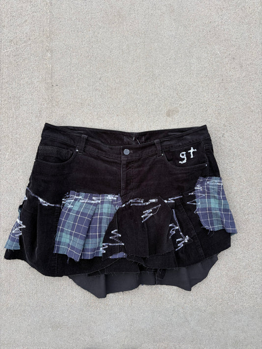 Upcycled Corduroy Skirt