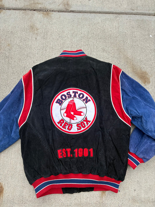 Vintage Boston Red Sox Suede Jacket