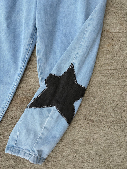 Star Patchwork Jeans