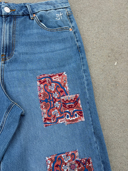 Paisley Patchwork Jeans