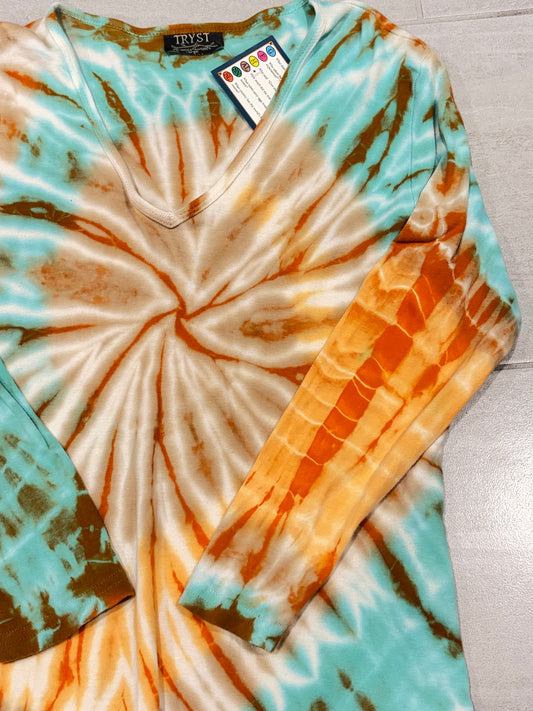 Tie Dye Tryst Y2K Longsleeve