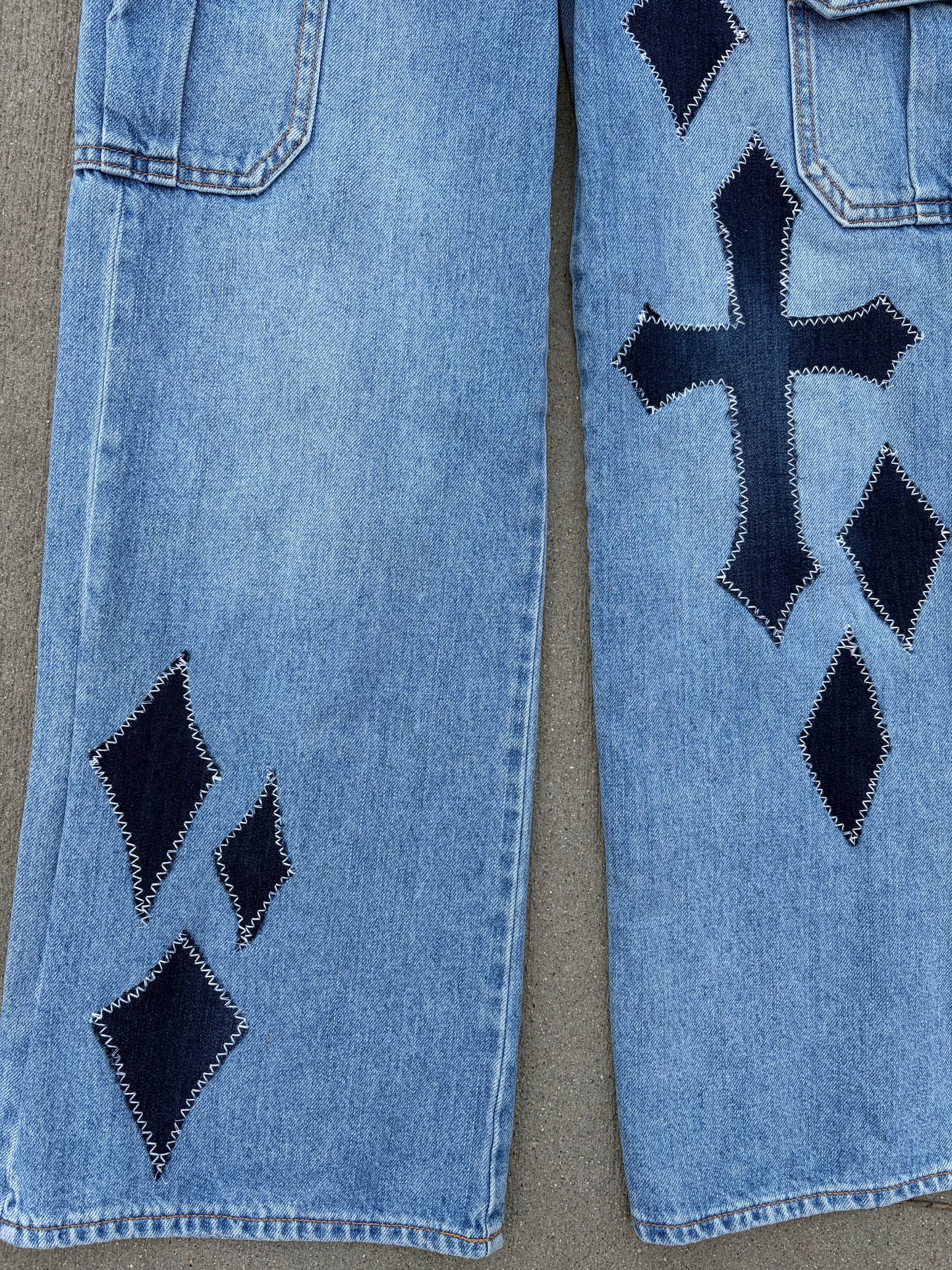 Cargo Patchwork Pants