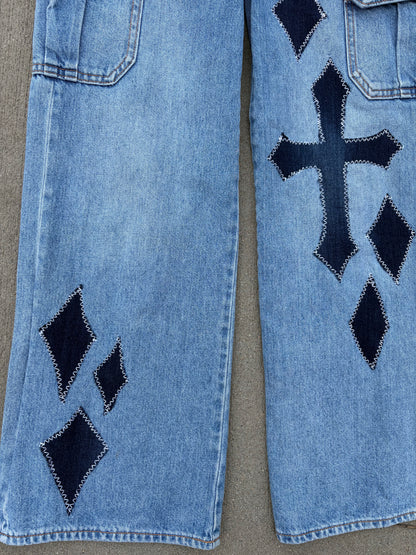 Cargo Patchwork Pants