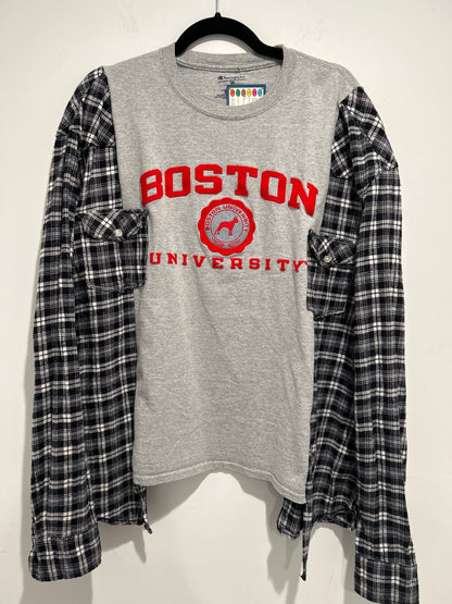 Boston University Flannel Tee