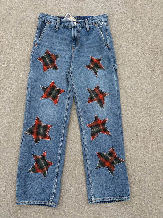 Star Patchwork Pants