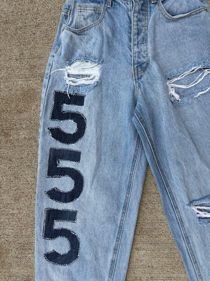 555 Upcycled Jeans