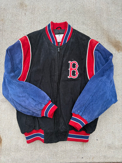 Vintage Boston Red Sox Suede Jacket