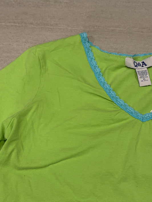 Y2K Lime Green Long Sleeve