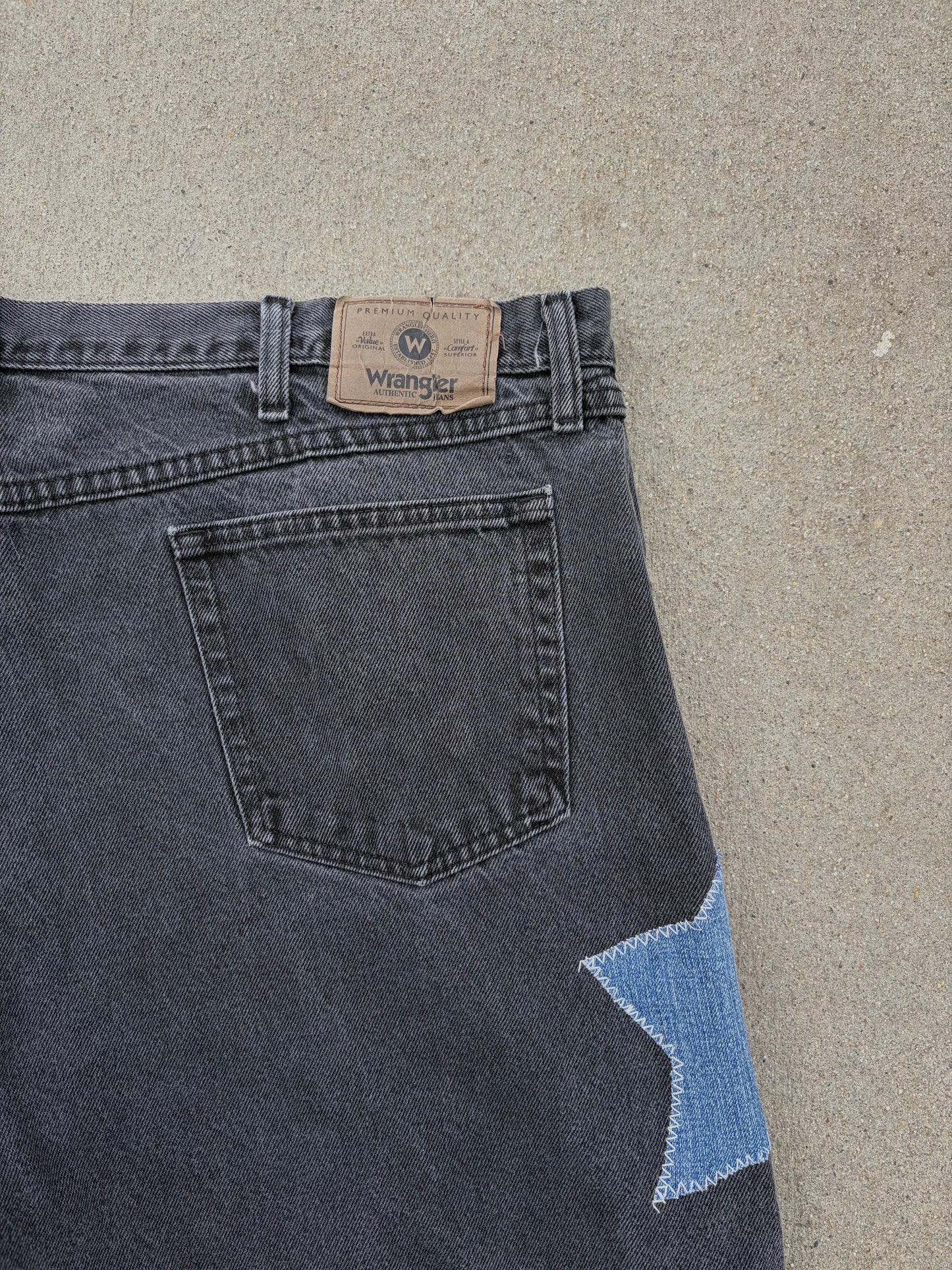 Upcycled Star Jeans