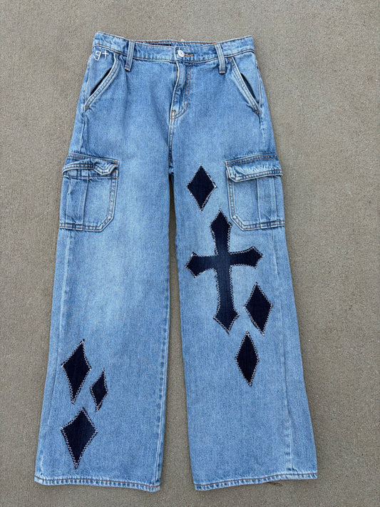 Cargo Patchwork Pants