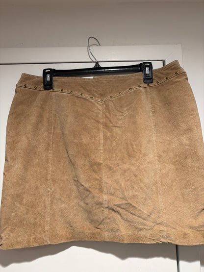 Vintage Suede Skirt