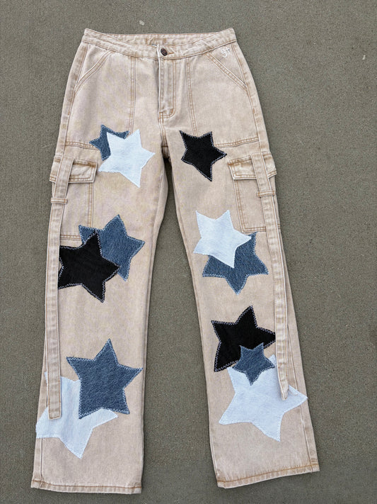 Star Patch Cargo Pants